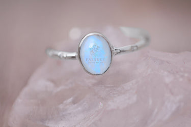 moonstone june adjustable silver gemstone birthstone ring